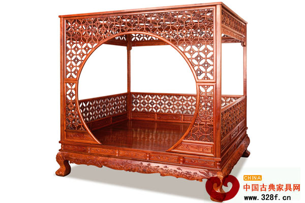 古代卧具之架子床-中国古典家具网