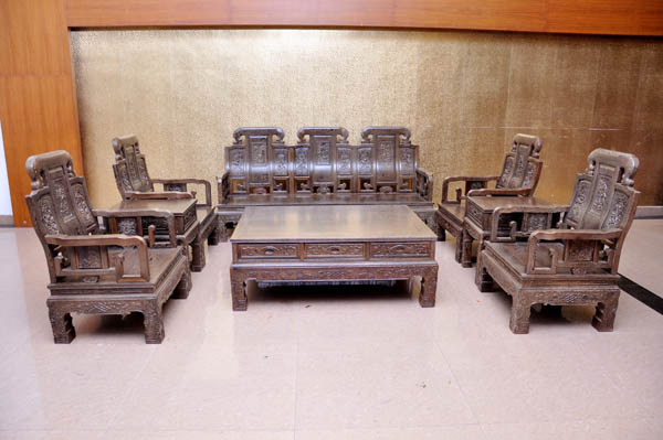 厅柜1.3米 1.6米,红木家具-中山市大涌镇宏兴古