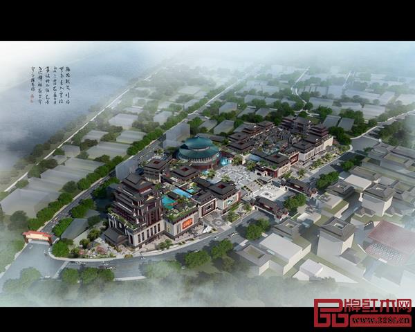 红博城鸟瞰效果图 红博城鸟瞰效果图