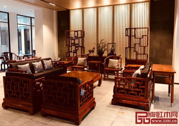 戴为品牌生活美学馆中的戴为红木展厅 戴为品牌生活美学馆中的戴为红木展厅