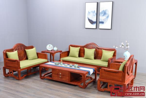 东阳市大成尚品古典红木家具集团有限公司 名称：《世享红沙发》