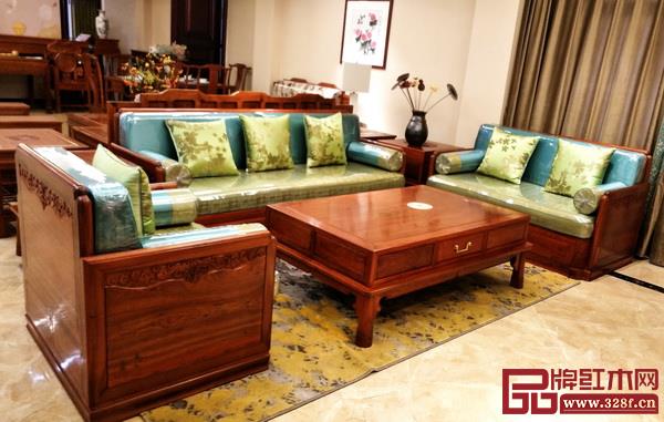 东阳市海强红木家具有限公司 名称：《君临系列沙发》