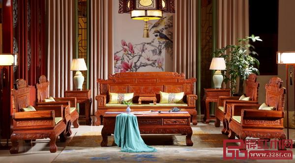 中山市雍博堂红木家具有限公司 名称：《福象沙发》
