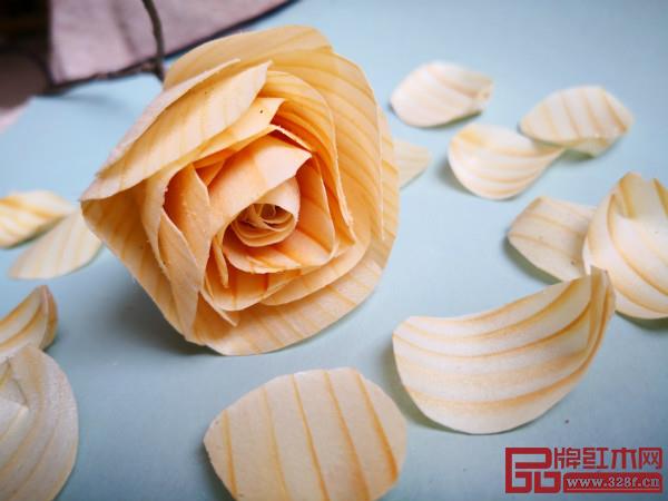 木作小件玫瑰花 木作小件玫瑰花