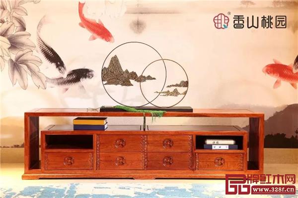 香山桃园 · 巴花《怡山乐水沙发地柜》 香山桃园 · 巴花《怡山乐水沙发地柜》