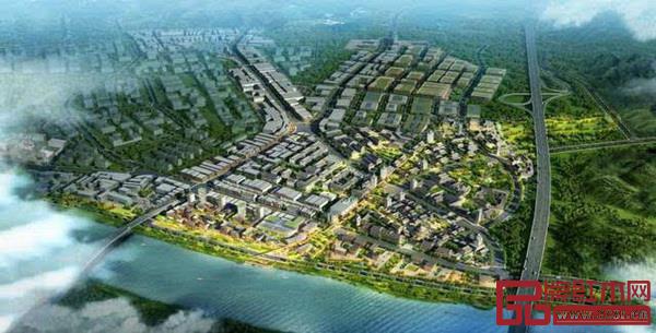  中国红木特色小镇规划效果图