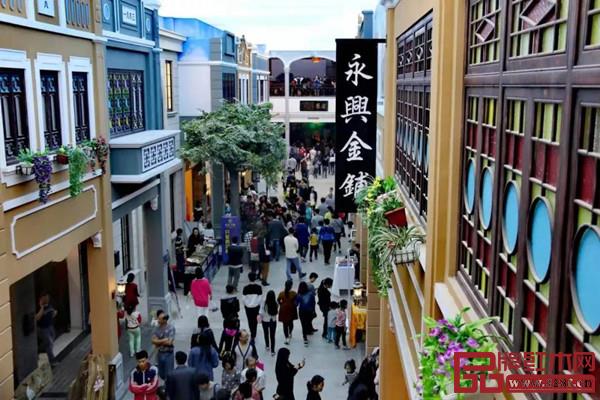 大涌红博城岭南文化骑楼街 大涌红博城岭南文化骑楼街