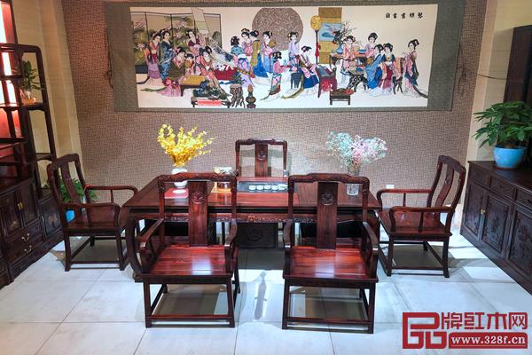 無名红木《明韵茶台》 無名红木《明韵茶台》