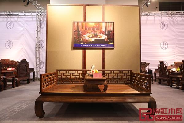 雅典红木参展作品——罗汉床 雅典红木参展作品——罗汉床