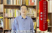 深圳大学家具设计研究所所长唐开军向全国红木人拜年