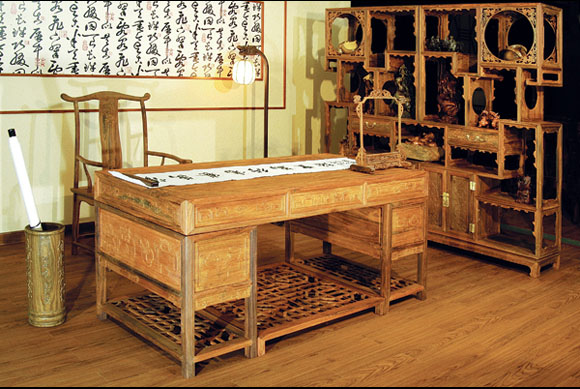 花梨书桌(明智)