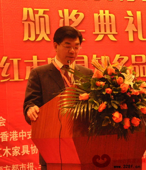 深圳红木家具协会会长、深发红木董事长张祝林