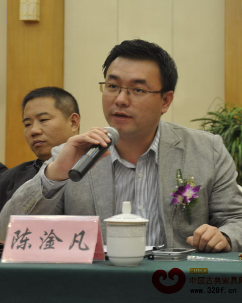 东莞国寿红木副董事长陈淦凡