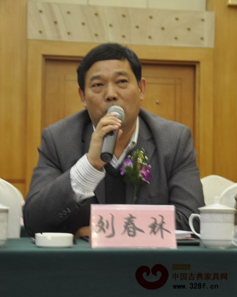 东阳红木家具市场总经理刘春林