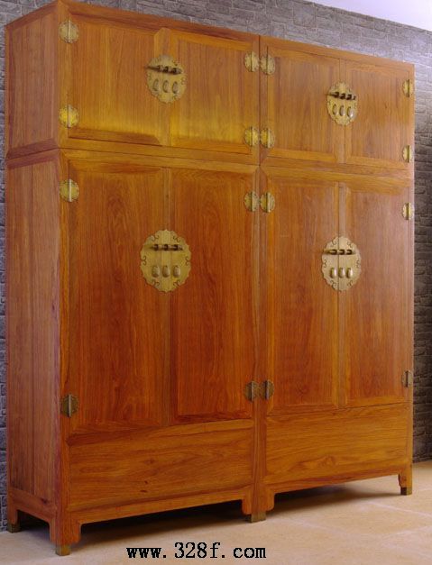 安氏紫檀顶箱柜(红古轩)