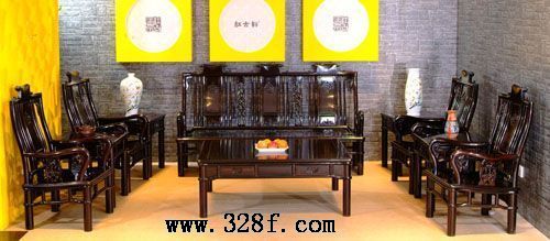 黑檀二出头沙发(红古轩)