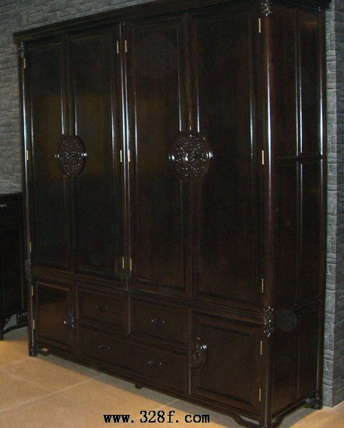 黑木云龙衣柜(红古轩)