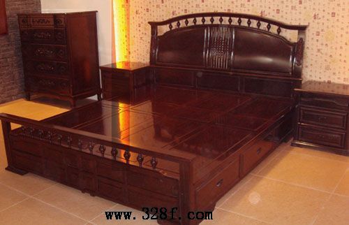 180红檀英式大床(红古轩)