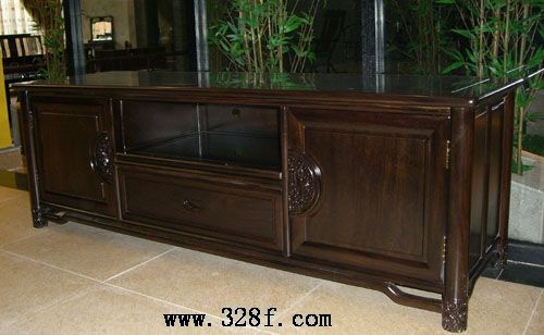 180黑木云龙地柜(红古轩)