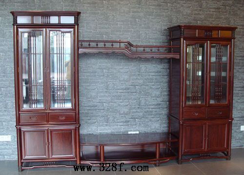 红檀云龙厅柜(红古轩)