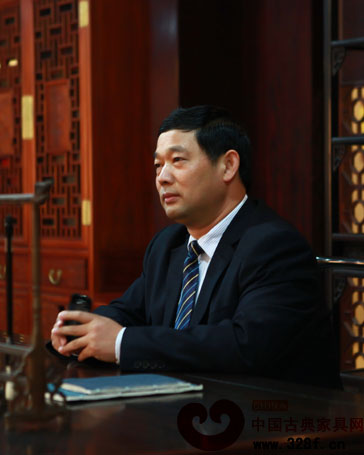 东阳红木家具市场总经理刘春林