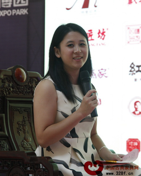 《品牌红木》杂志主编葛卉