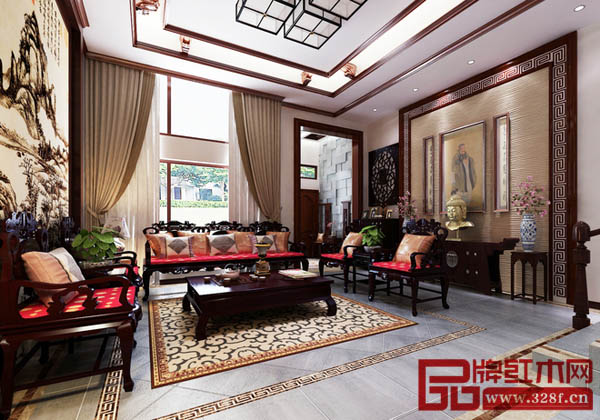 极富中国浪漫情调中式私邸 尽显浓郁的东方之美