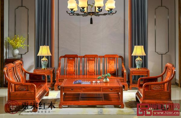 雅宋红木：浩然沙发6件套