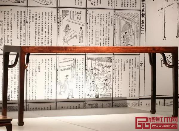 简洁至极，线条优美、明快、清新的红木家具设计，使得家具亦是书法，呈现独特的艺术美