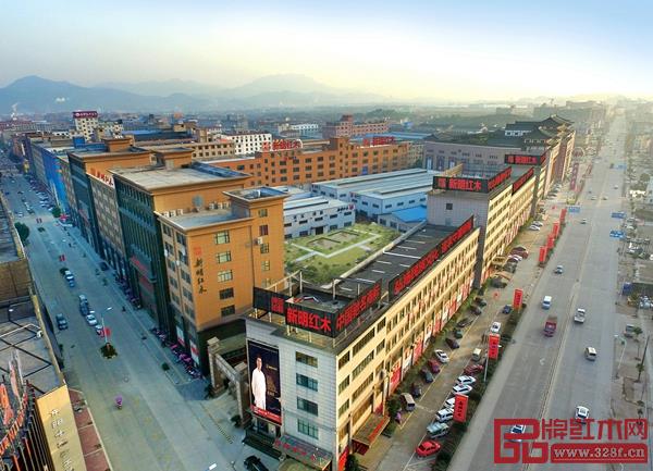 新明红木大楼俯瞰图 新明红木大楼俯瞰图