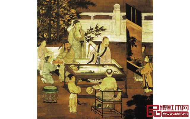 十八學(xué)士圖與宋代文人雅致生活模式—琴、棋、書、畫  、詩、酒、花、茶
