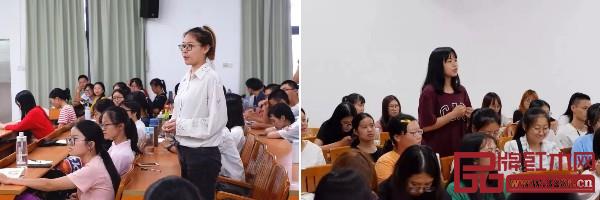 在讲座中,同学们争先抓住机会向周京南老师交流,并提出自己的困惑 在讲座中,同学们争先抓住机会向周京南老师交流,并提出自己的困惑