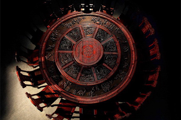 红木家具里的中秋元素