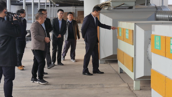 东阳市政府领导莅临华厦·大不同参观指导