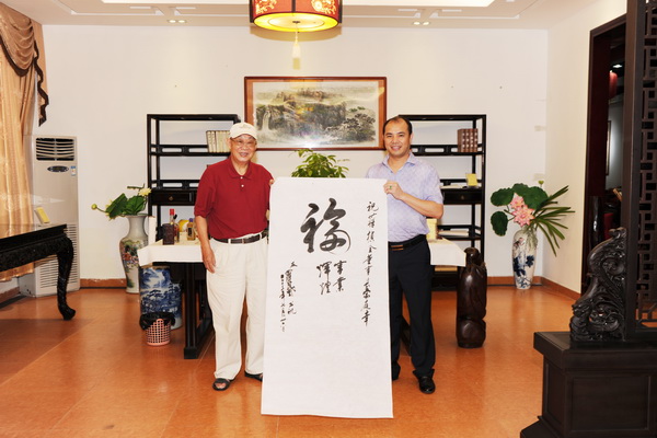 罗荣桓元帅侄孙罗国生为万盛宇题字 罗荣桓元帅侄孙罗国生为万盛宇题字