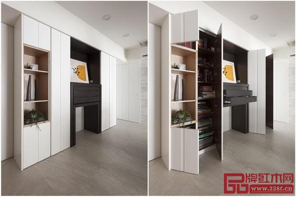 一个柜体便可以解决诸多的起居问题 一个柜体便可以解决诸多的起居问题