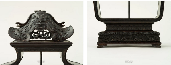 区氏家具 如意多宝架 小叶紫檀 长:33cm 宽:13cm 高:59cm A Zitan Ruyi Treasure rack 区氏家具 如意多宝架 小叶紫檀 长:33cm 宽:13cm 高:59cm A Zitan Ruyi Treasure rack