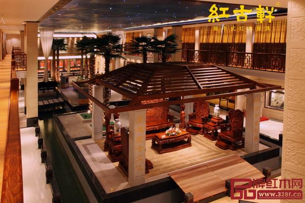 红古轩总部大厦内景一角