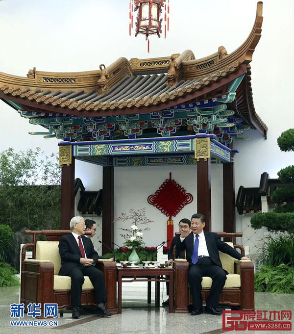 中信红木软体大总统沙发成为北京人民大会堂选用产品