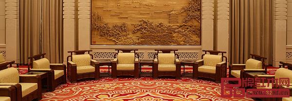 中信红木软体大总统沙发成为北京人民大会堂选用产品