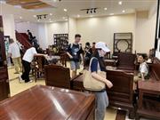 华南农业大学师生走进创辉红木参观学习