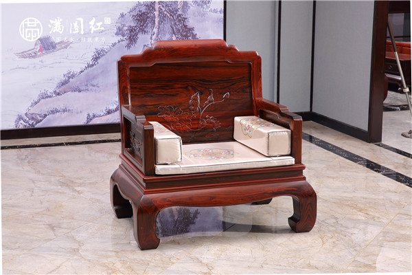 满圆红微凹黄檀家具，演绎东方美学
