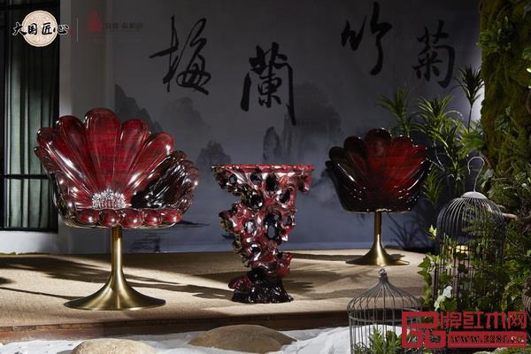 泰和园当代君子菊花椅 泰和园当代君子菊花椅