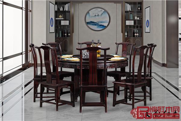 天勤红木条纹乌木家具