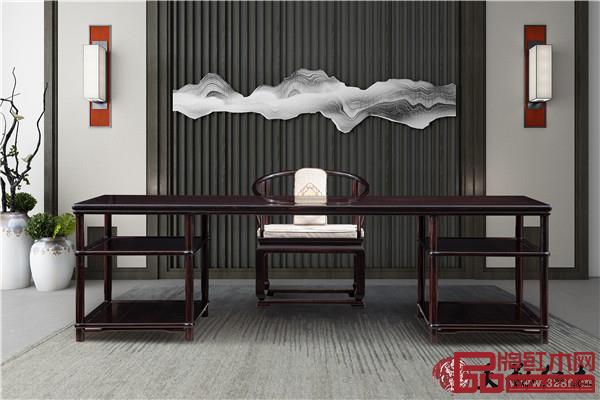 天勤红木条纹乌木家具
