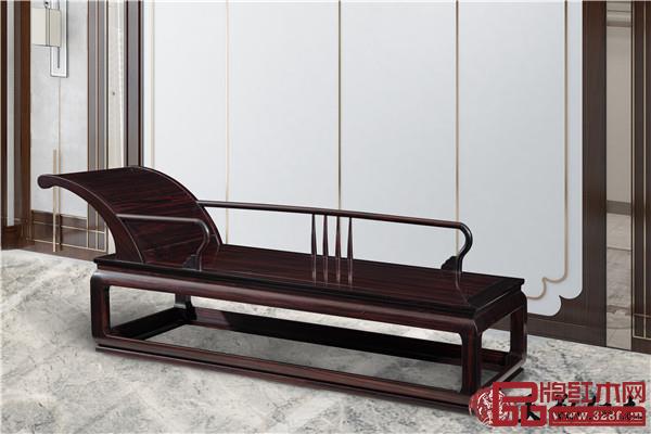 天勤红木条纹乌木家具