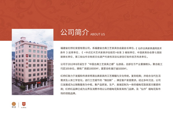 福建省红桥红家居有限公司（缅花大王）企业简介