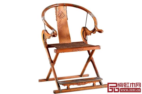 波记家具伍建波大师作品《海南黄花梨交椅》 波记家具伍建波大师作品《海南黄花梨交椅》