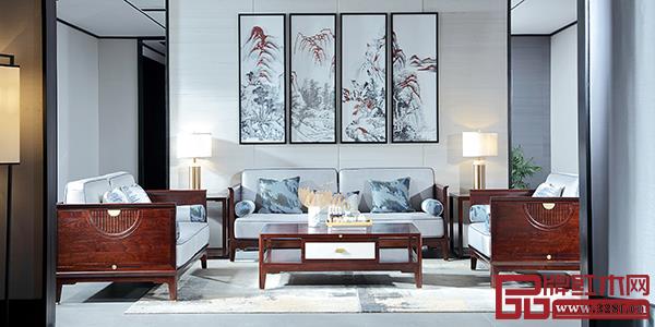 中信红木——刺猬紫檀《熙境沙发》 中信红木——刺猬紫檀《熙境沙发》