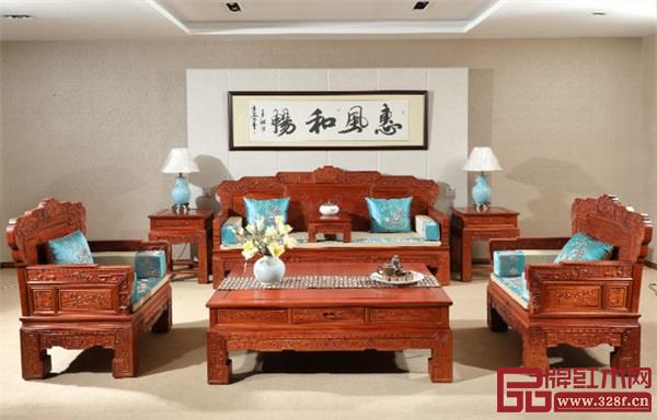 中信红木——缅甸花梨《路路顺沙发》 中信红木——缅甸花梨《路路顺沙发》